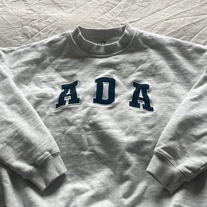 Adanola varsity letter crew sweatshirt